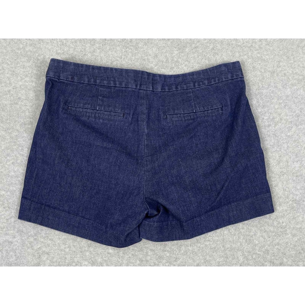 Banana Republic Shorts Women's 6 Blue‎ Denim Chinos Hampton Fit Classic Preppy